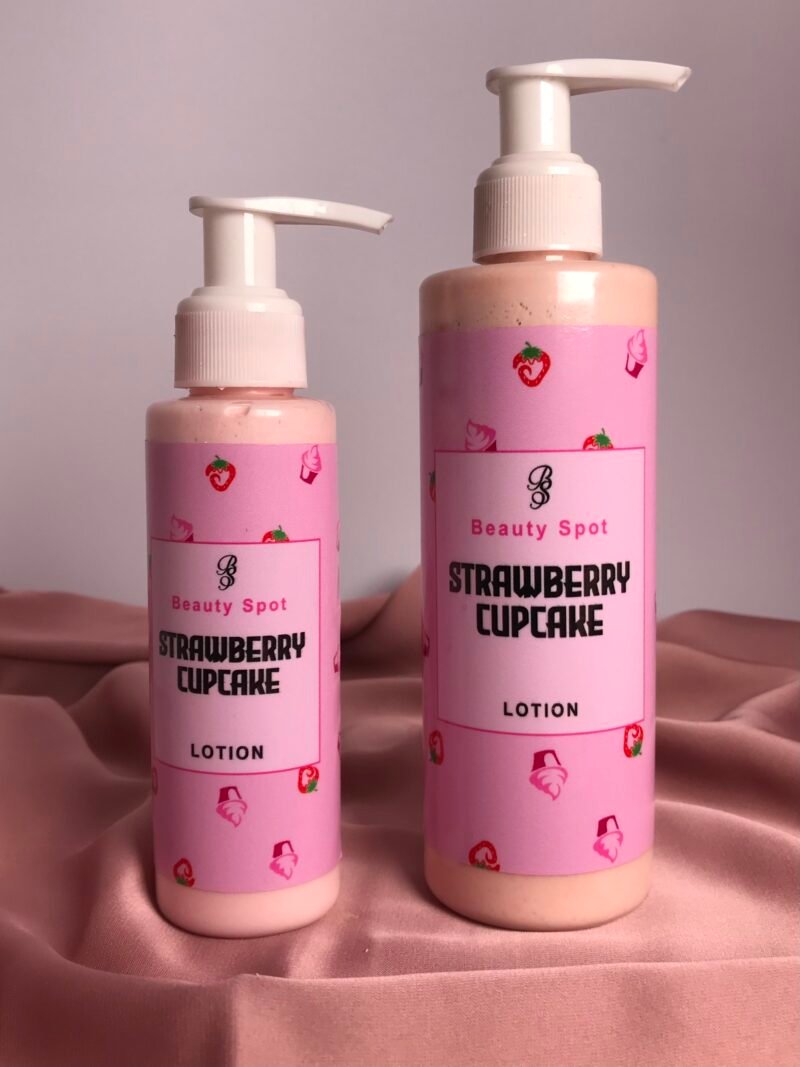 Body lotion-(strawberry cupcake)